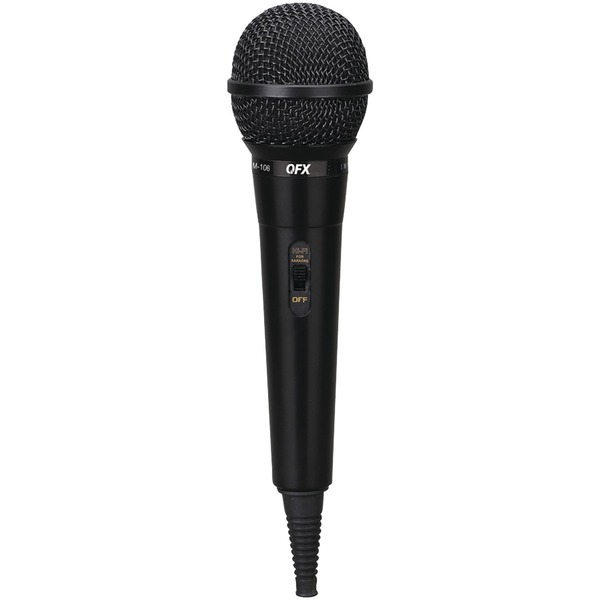 Qfx Unidirectional Dynamic Microphone with 10 ft. Cable M-106